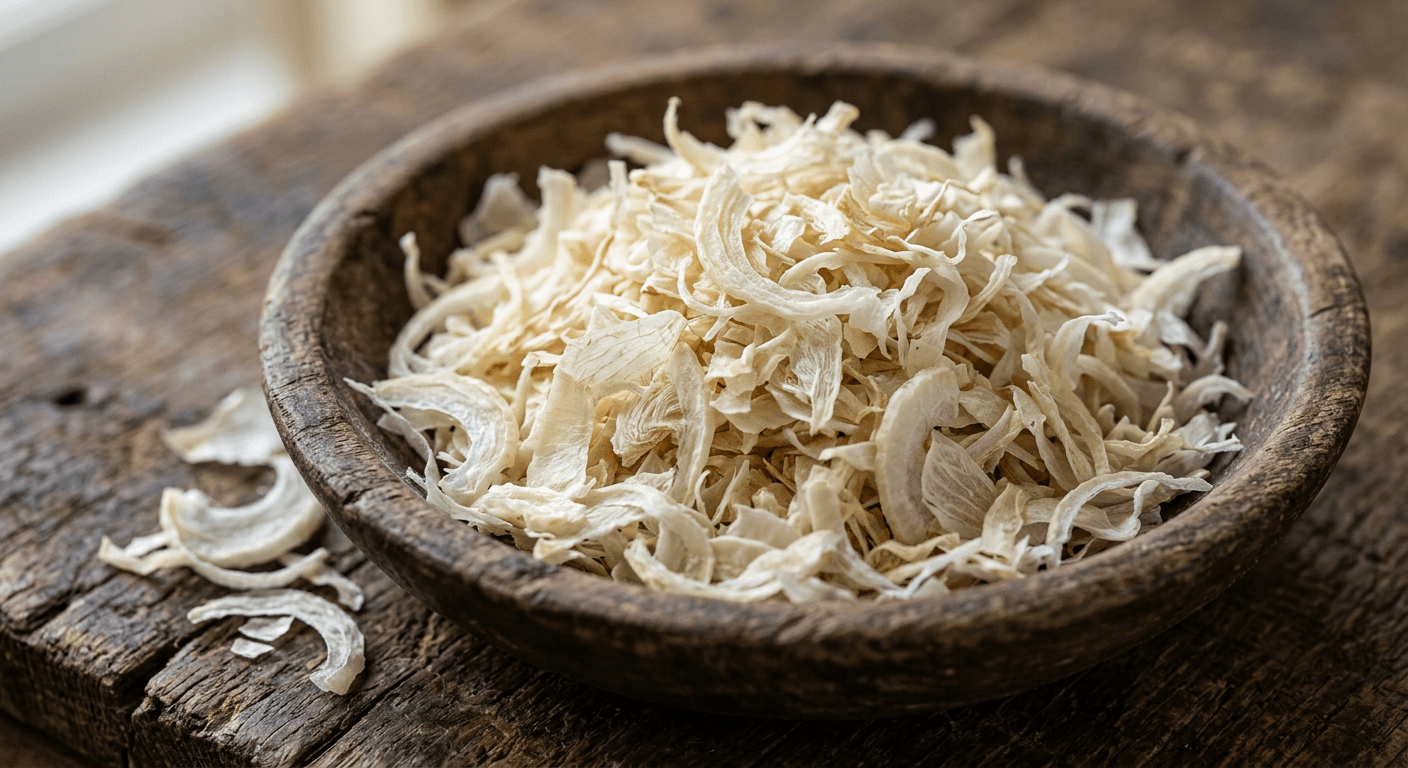 White Sorted Onion Flakes